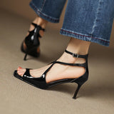 Christine Genuine Leather Heels