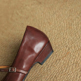 Velin Genuine Leather Pumps