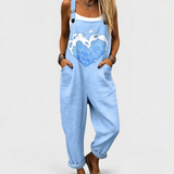 Comfortable Printed Overall