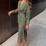 Celeste | Midi Dress with Floral Elegance