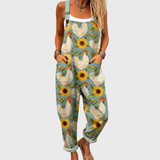 Comfortable Printed Overall