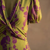 Maxi Floral Dress with Fluid Fit