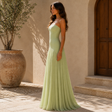 Dress with Off-the-Shoulder Design