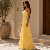 Dress with Off-the-Shoulder Design