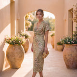 Antonella | Elegant dress in lightweight and fluid fabric