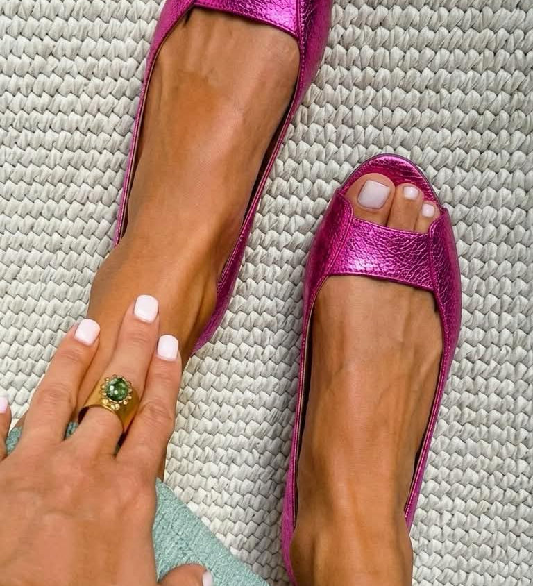 Adelina | Chic Comfort Golden Sandals