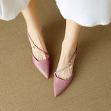 Dahlia Genuine Leather Heels