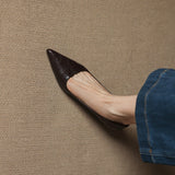 Elar Genuine Leather Heels