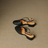 Opal Genuine Leather Slingbacks
