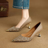 Valea Genuine Leather Heels