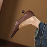 Revia Genuine Leather Heels