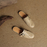 Emrie Genuine Leather Mules