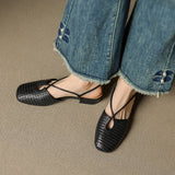 Opal Genuine Leather Slingbacks
