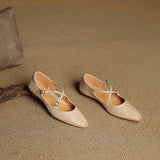 Eclan Genuine Leather Flats
