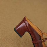 Vian Genuine Leather Mules