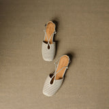 Opal Genuine Leather Slingbacks