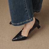 Veler Genuine Leather Heels