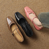 Clarette Genuine Leather Heels