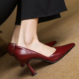 Liana Genuine Leather Heels