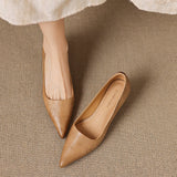 Revia Genuine Leather Heels
