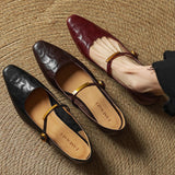 Merlot Genuine Leather Pumps