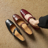 Elry Genuine Leather Shoes