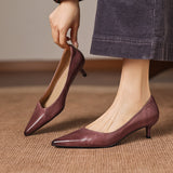 Relle Genuine Leather Heels