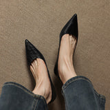 Elar Genuine Leather Heels