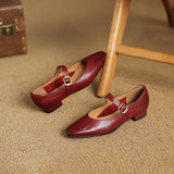 Maira Genuine Leather Heels