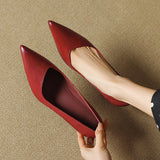 Noira Genuine Leather Heels