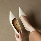 Aeris Genuine Leather Heels
