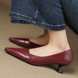 Venza Genuine Leather Heels