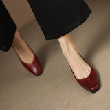 Oren Genuine Leather Flats