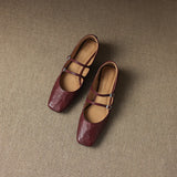 Orik Genuine Leather Flats