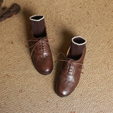 Delyra Genuine Leather Shoes