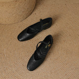 Norie Genuine Leather Flats