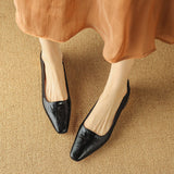 Celene Genuine Leather Heels
