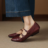 Orik Genuine Leather Flats