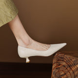 Elar Genuine Leather Heels