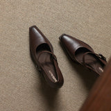 Claya Genuine Leather Heels