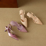 Dahlia Genuine Leather Heels