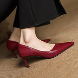 Nuva Genuine Leather Heels