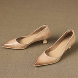 Elyia Genuine Leather Heels