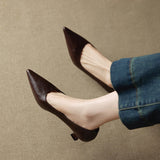 Aeris Genuine Leather Heels