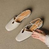 Opal Genuine Leather Slingbacks