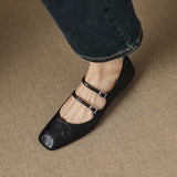 Orik Genuine Leather Flats