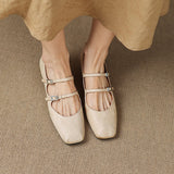 Orik Genuine Leather Flats