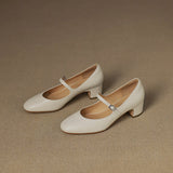 Cadrel Genuine Leather Pumps