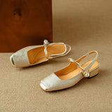 Galene Leather Heels