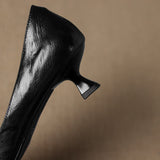 Elar Genuine Leather Heels
